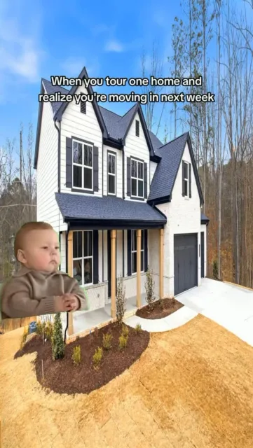 Proof that sometimes your dream home is already built. 😉🏡