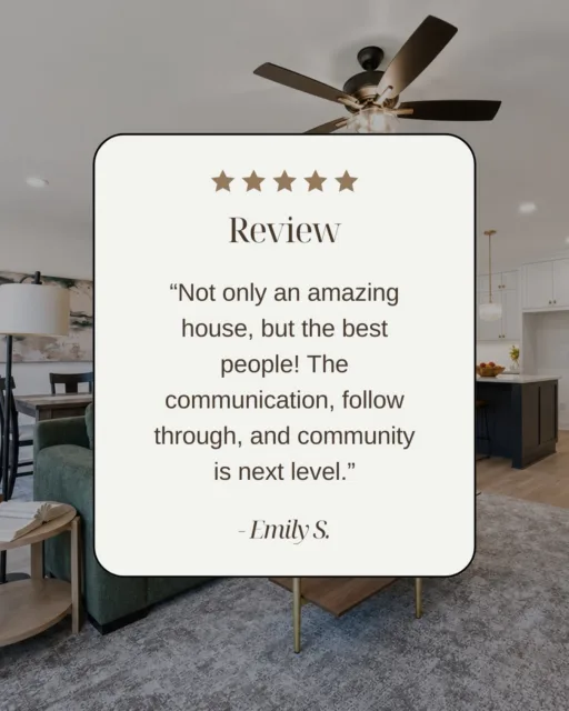 Beautiful homes are just the beginning. Great communication and an even better experience make all the difference. ✨🤍