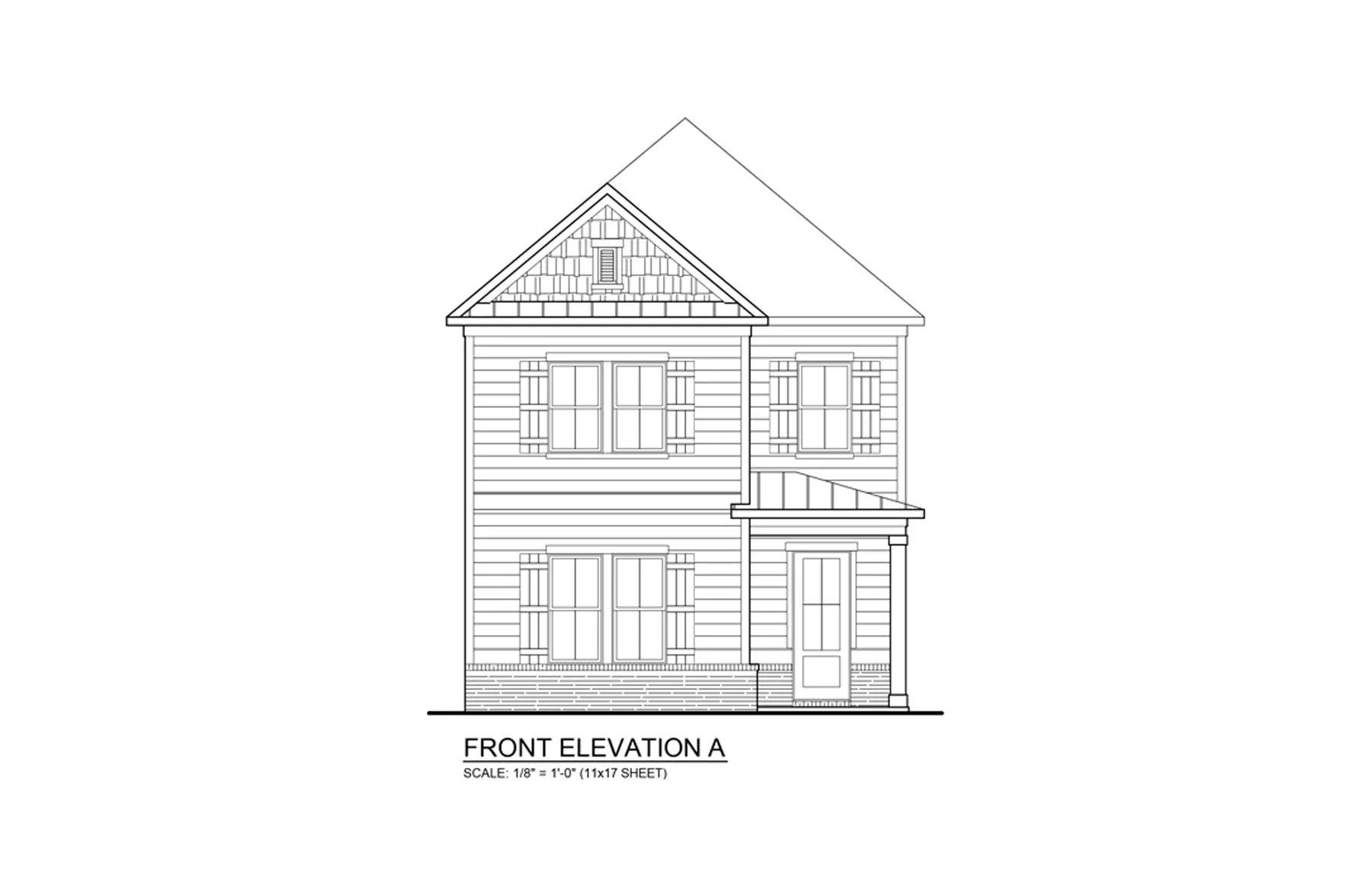 Summerville Community Brooke Elevation A | SR Homes